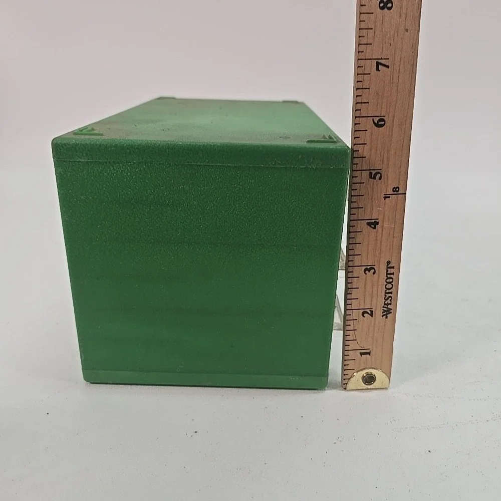 Vintage 9 Drawer Green Storage Parts‎ Bin Organizer